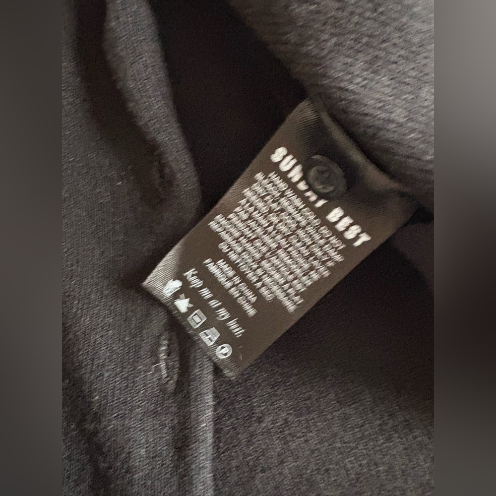 Sunday Best Aritzia Izzy cropped black cardigan button front size XXS - Picture 6 of 11